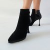 Členkové čižmy Laura Biagiotti Patent Micro Black