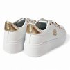 Biele Tenisky Laura Biagiotti Calf White Gold