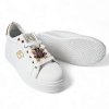Biele Tenisky Laura Biagiotti Calf White Gold