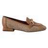 Dámske mokasíny Laura Biagiotti Raffia Brown