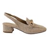 Dámske slingback lodičky Laura Biagiotti Textile Sand