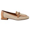 Dámske mokasíny Laura Biagiotti Raffia Tan