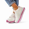 Biele Tenisky na platforme Gai Mattiolo Bianco Rosa