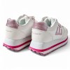 Biele Tenisky na platforme Gai Mattiolo Bianco Rosa