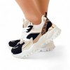 Chunky tenisky Laura Biagiotti Nubuk Black Gold