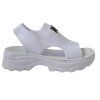 Biele športové sandále Laura Biagiotti Textile White