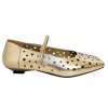 Zlaté Balerínky Laura Biagiotti Metal Gold