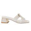Biele sandále Laura Biagiotti VL Calf White