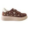 Hnedé tenisky Laura Biagiotti Micro Brown