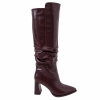 Vínové čižmy Laura Biagiotti Calf Walnut