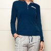 Pyžamo Laura Biagiotti Navy Orchidea
