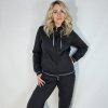 Tepláková súprava s kapucňou Laura Biagiotti Zip Black