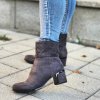 Členkové čižmy Laura Biagiotti Micro Grey