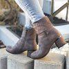 Členkové čižmy Laura Biagiotti Micro Grey