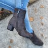 Členkové čižmy Laura Biagiotti Micro Grey