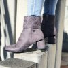 Členkové čižmy Laura Biagiotti Micro Grey