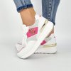 Tenisky Laura Biagiotti Calf White Fuxia