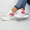 Tenisky Laura Biagiotti Calf White Fuxia