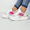 Tenisky Laura Biagiotti Calf White Fuxia