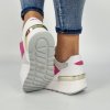 Tenisky Laura Biagiotti Calf White Fuxia