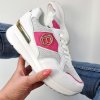 Tenisky Laura Biagiotti Calf White Fuxia