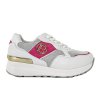 Tenisky Laura Biagiotti Calf White Fuxia