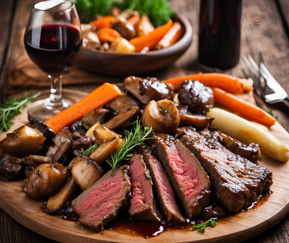 Vörösboros marhahús 5 elemes recept