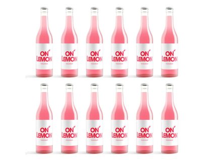 ON LEMON Ovocná limonáda REBARBORA 12 kusov 0,33l