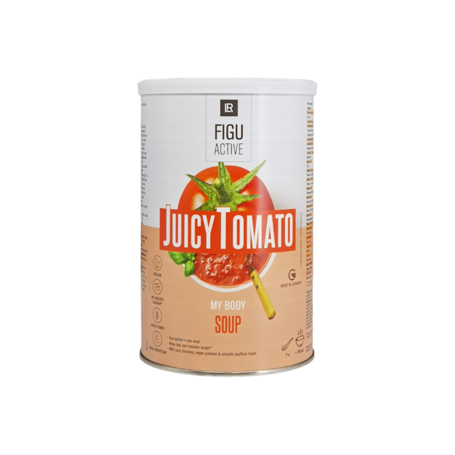 LR Figu Active Mix výběr, polévky 488g, koktejly 496g, lupínky 420g příchutˇ: Rajská polévka "Juicy Tomato“