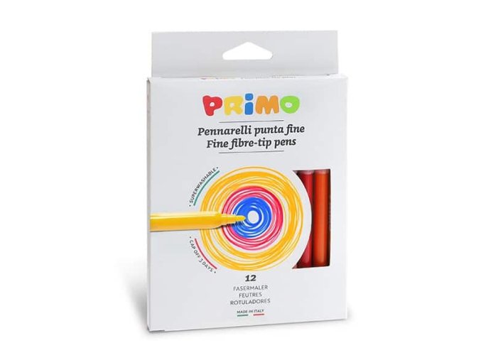 Fixy PRIMO, hrot 2,5mm, sada 12ks, papírový obal