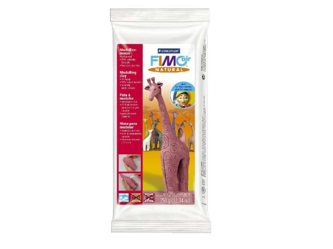 Modelovací hmota FIMO AIR NATURAL, 350g červená hlína