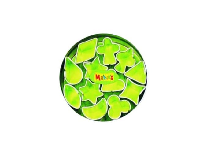 Sada kovových vykrajovátek Geometrik mini, 12ks