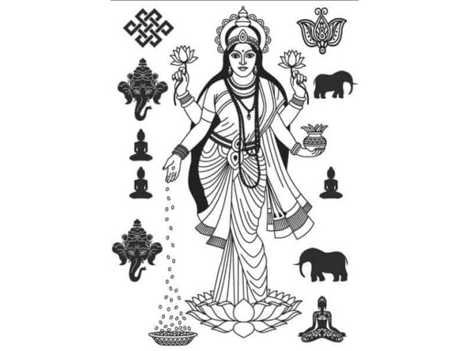 Samolepka na textil, zažehlovací, motiv INDIA, černá