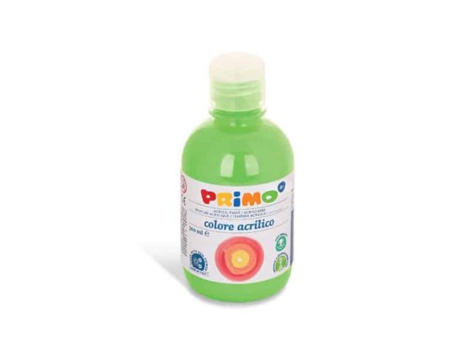 Akrylová barva PRIMO FLUO, 300 ml, zelená