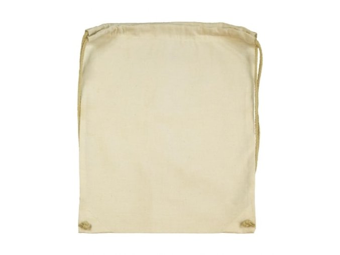 Batoh bavlněný, 140 g/m², 37 x 48cm, přírodní (Natural)