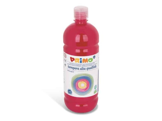 Temperová barva PRIMO, 1000ml, šarlatově červená