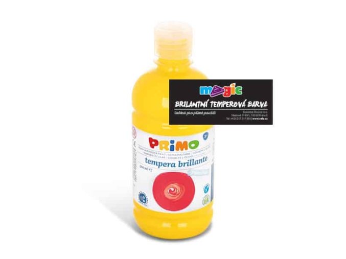 Temperová barva MAGIC, 500ml, žlutá