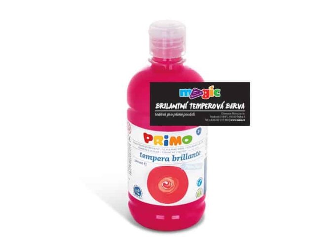 Temperová barva MAGIC, 500ml, tm. růžová