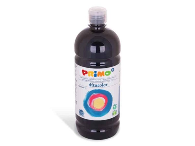 Prstová barva PRIMO, 1000ml, černá