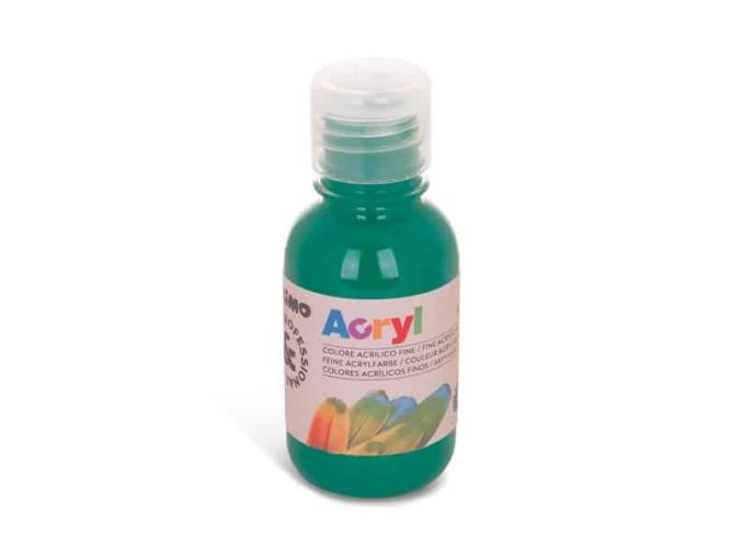 Akrylová barva PRIMO, 125ml, smaragdová