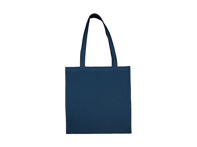 Taška bavlněná, 140 g/m², 38 x 42cm, modrá indigo (Indigo Blue)