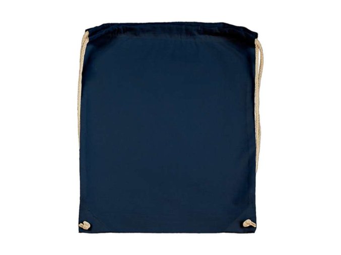 Batoh bavlněný, 140 g/m², 37 x 48cm, temně modrý (Dark Blue)