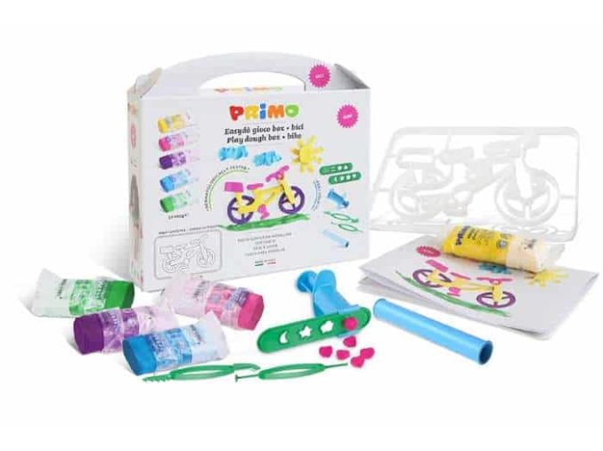 Sada mod. hmot PRIMO NATUR, 5 x 100g, pomůcky, podložka, vykrajovátko KOLO