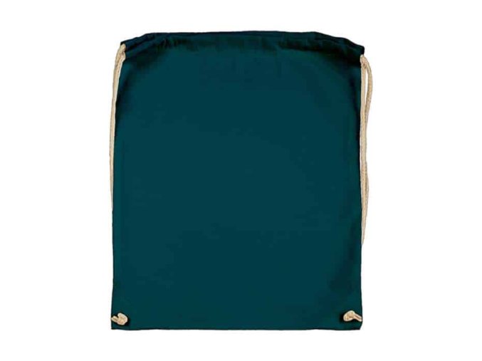 Batoh bavlněný, 140 g/m², 37 x 48cm, petrolejová (Petrol)