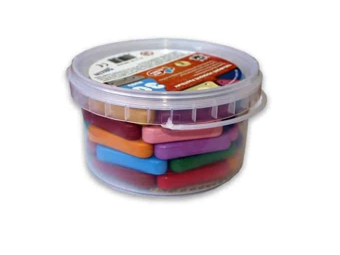 Voskovky trojboké MAGIC, sada 30ks, mix barev