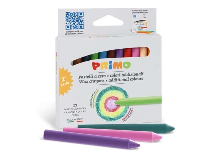 0502pc24e pastelli a cera made in italy ecofriendly resistenti resistant morocolor primo italiani 24 colori addizionali bamb.600x600