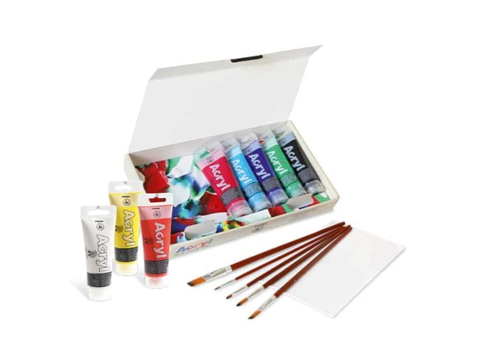 4201box3 acrilica set regalo natale morocolor primo 2022 aperta 1