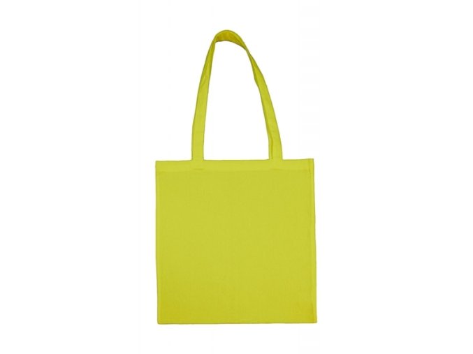 Taška bavlněná, 140 g/m², 38 x 42cm, citronová (Limeade)