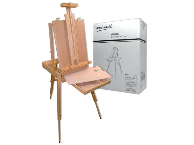 Mont Marte francouzský malířský stojan extra velký se zásuvkou, přírodní, č.0003,1ks