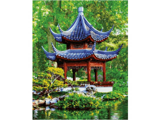 vyr 408Pagoda v japonskej zahrade